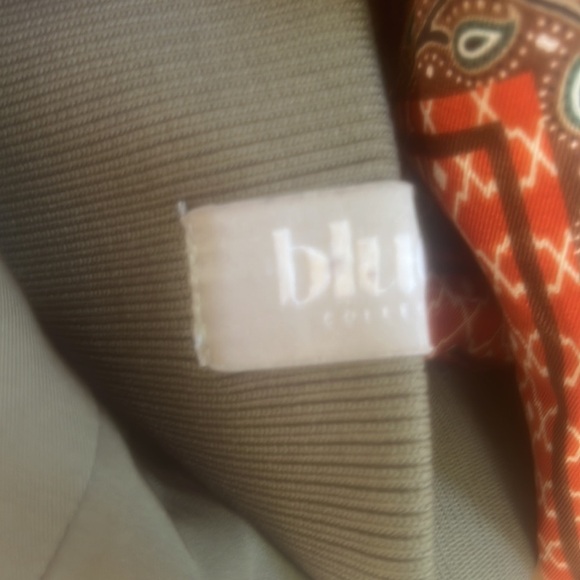 Blue b. Reversible Paisley Satin Bomber Jacket Women's Size M - Picture 8 of 12